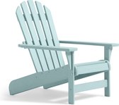 Chaise de jardin Keter Tahoe Adirondack Premium - 88,9x71,76x93,35cm - Plastique HDPE recyclé de haute qualité - Blauw clair