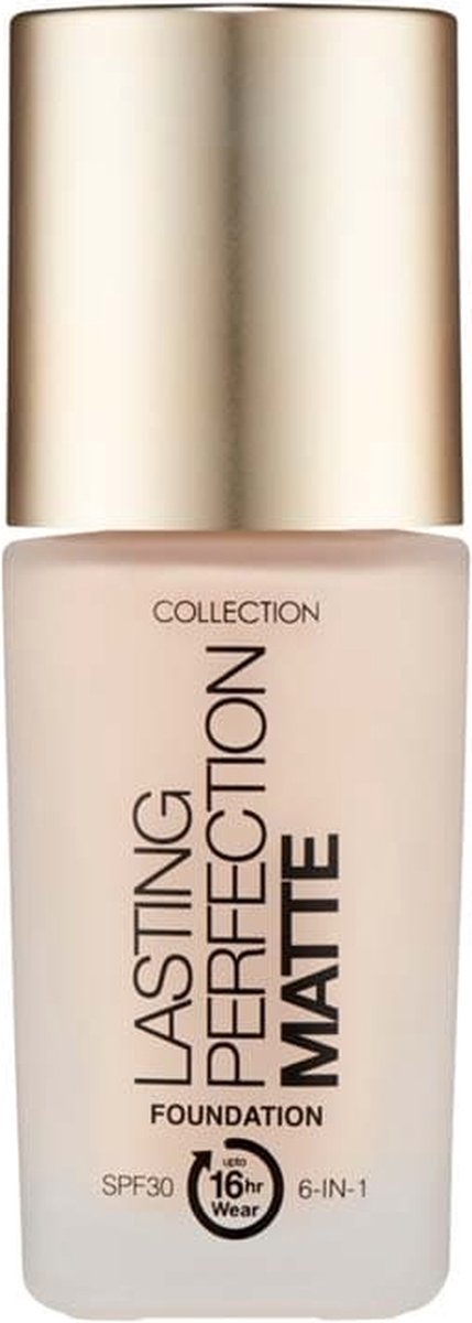 Collection Concealer Lasting Perfection Matte Foundation - Foundation - Stabiliseert de huid - Tegen roodheid, vlekken en littekens - Extra Fair