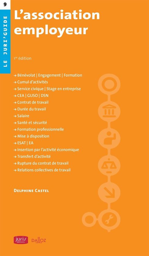 Le Juri' Guide - L'association employeur - 1er édition - cover