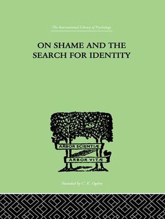 On Shame And The Search For Identity - cover
