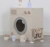 Montessori Houten Kinderwasmachine Set - Spelend Leren & Plezier - Duurzaam Speelgoed - Pikler geïnspireerd