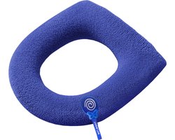 Livano Wasbare Toiletbril Cover - Wc Bril Hoes - Toiletbril - Wc Deksel - Toiletafdekking - Verwarmde Wc Bril - Blauw