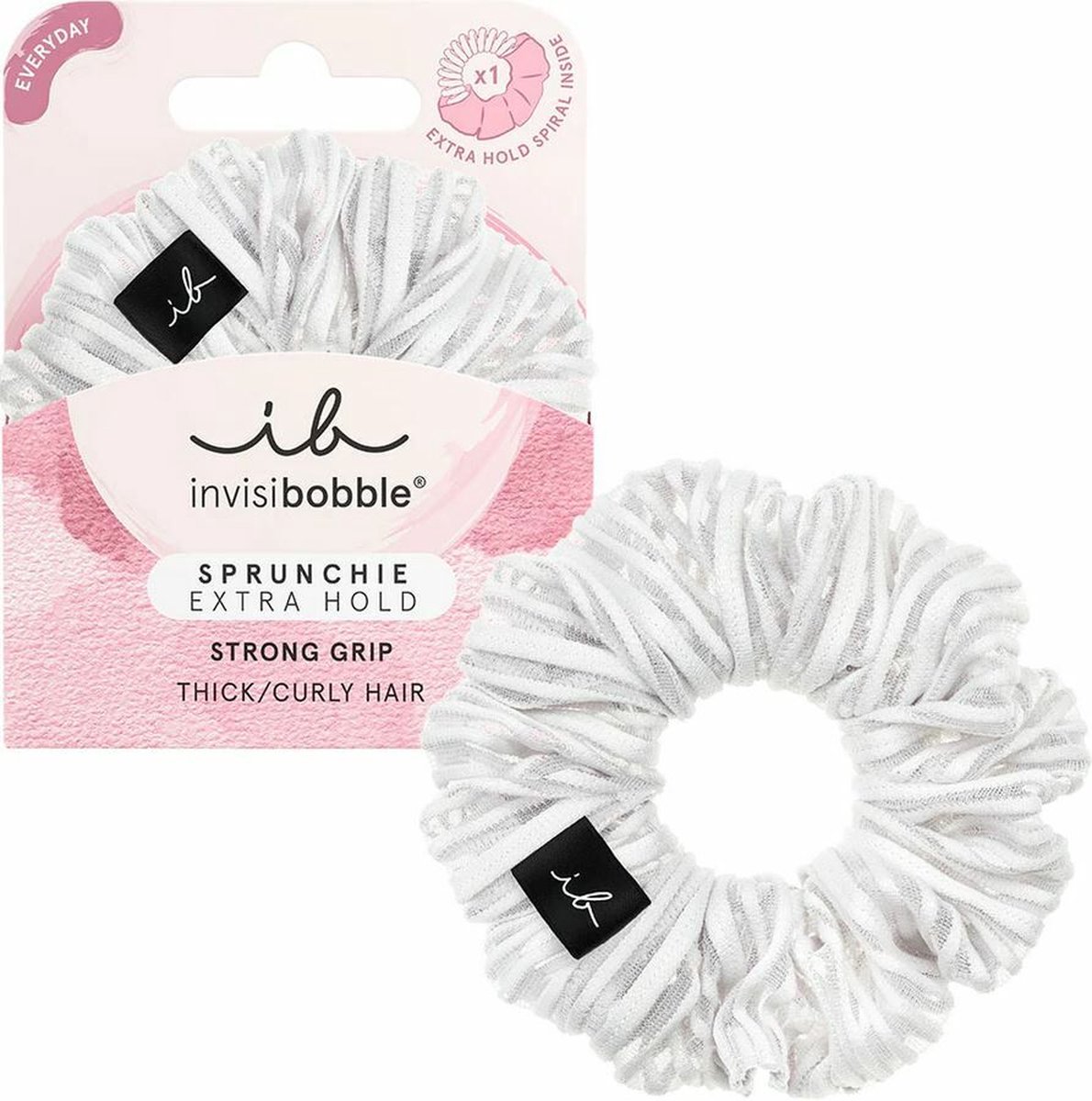 Invisibobble Sprunchie Extra hold Pure White