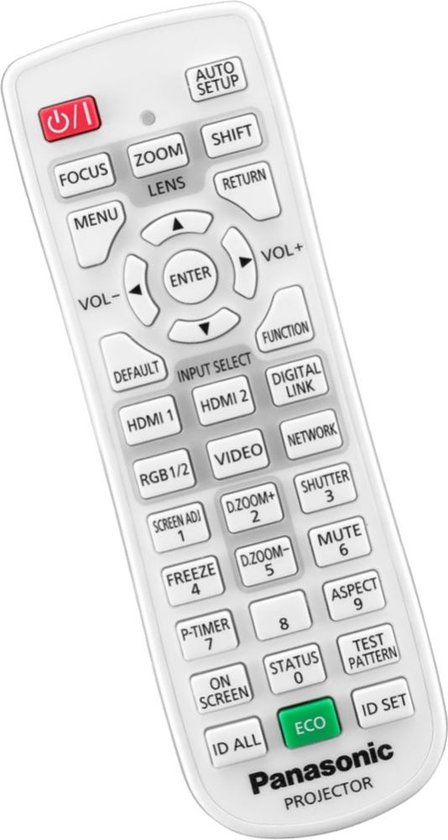 Télécommande adaptée au projecteur PANASONIC PT-MZ780, remplace N2QAYA000228