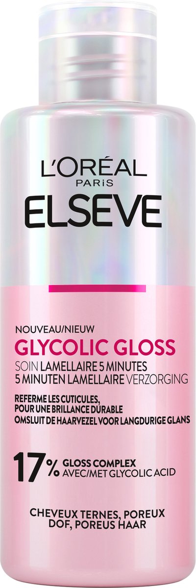 L'Oréal Paris Elseve Glycolic Gloss - 5 Minuten Lamellaire Verzorging 200ml
