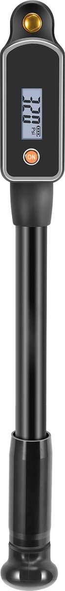 Flowter® Demperpomp - Voorvorkpomp - Voorvork pomp met digitaal LCD display - Demper pomp op 42,7 bar (320 PSI) hogedruk - Luchtdruk in de voorvork van de fiets oppompen - Shock pump - Suspension pump