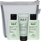 REF Stockholm - Travelbag Weightless Volume - Futloos haar - Zomerpakket - Vakantiepakket - Reisverpakkingen - Shampoo Conditioner Haarmasker