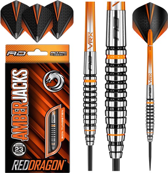RED DRAGON Freestyle 23 Gram Tungsten Dartpijlen Set Professioneel met flights en dart shafts