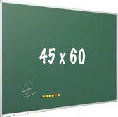 Krijtbord PRO Camacho - Magnetisch - Schoolbord - Eenvoudige montage - Emaille staal - Groen - 45x60cm