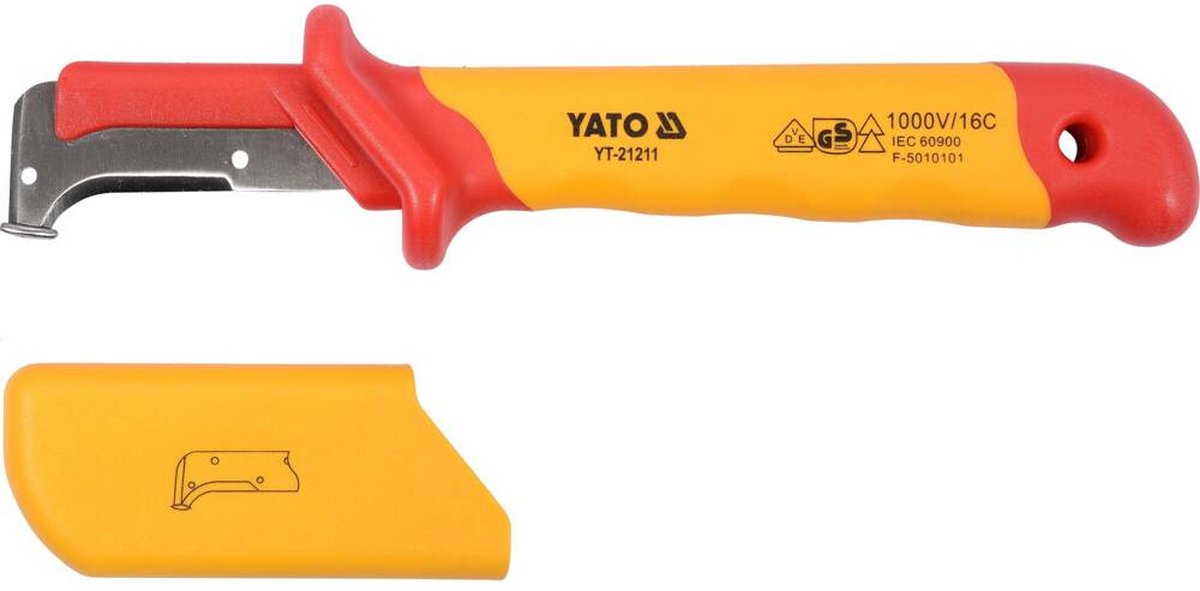 Yato Serie - VDE Geïsoleerd Elektromessen - 155mm - Ergonomische Handgreep - CrV Staal