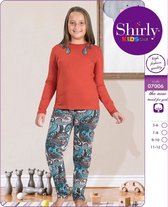 Meisjes Pyjama - Pyjamaset - Katoen - Shirly 7006 _ 7-8 jaar