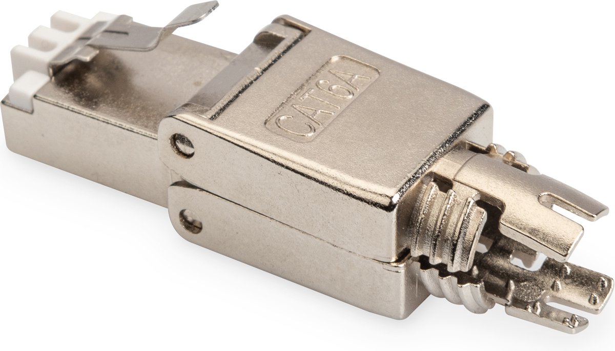 Image of Digitus DN-93634 CAT 6A-veldstekker, RJ45, afgeschermd, AWG 22-27, montageaansluiting zonder gereedschap DN-93634 Stekk
