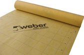 Webersys Dry Gold - Kerdi - Waterdichting Membraan en Dampscherm Afdichtingsmat - 5m