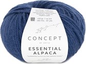 Fils à coudre' alpaga Katia Essential 100% naturel Blauw Couleur no. 97 - laine d'alpaga - fil à tricoter - tricot - crochet - tricot écharpe - tricot bonnet - tricot débardeur - super doux - fil - laine à tricoter