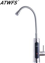 Femell - Elektrische warmwaterkraan - Snel warm water - Heet water dispenser - Kraan met boilersysteem - Roestvrijstaal