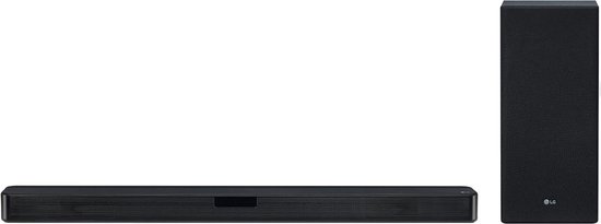 スピーカー・ウーファー LG wireless sound ber sl5y LG SL5Y Soundbar - Draadloze Subwoofer - Diep Zwart | bol