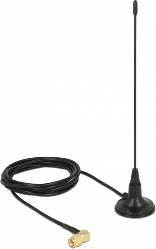 Foto: 480 mhz antenne sma plug 90 25 dbi vaste omnidirectionele met magnetische basis en verbindingskabel rg 174 15 m buiten zwart