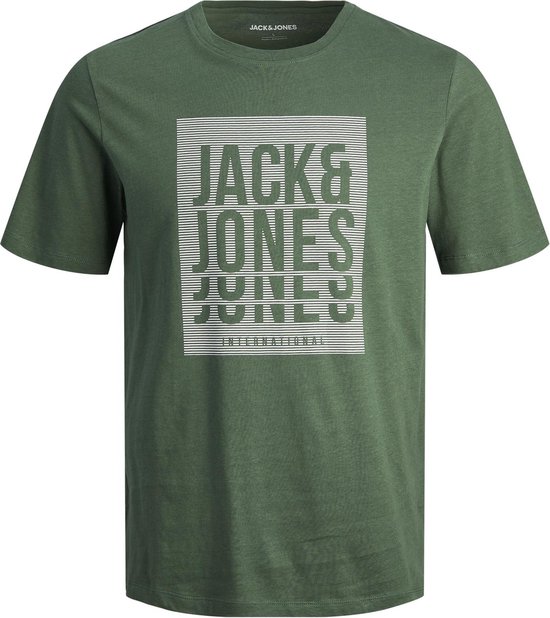JACK&JONES JJFLINT TEE SS CREW NECK Heren T-shirt - Maat S