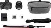 Canon R100 - Kit de travel pour appareil photo système - + RF- S 18-45mm f/4.5-6.3 IS STM- lens, sac à bandoulière, carte mémoire et batterie