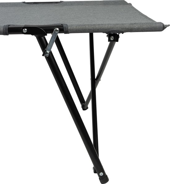 Abbey Camp Campingbed - 191x63x45 - ZERMAT-191 - Grijs van Abbey Camp — afbeelding 2