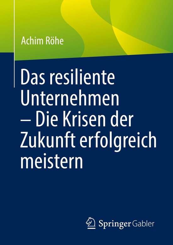 Business and Economics (German Language) - Das resiliente Un ... - cover
