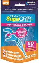 Piksters SupaGRIP Floss Met Houder - 50 stuks