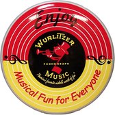 Wurlitzer Musical Fun Emaille Bord - Ø30cm