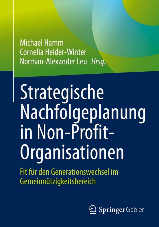 Strategische Nachfolgeplanung in Non-Profit-Organisationen - cover