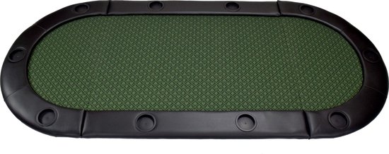 NORTH Tabletop Pokertafel Groen 10 Personen