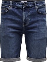 ONLY & SONS ONSPLY BOX PIM DNM SHORTS OT Heren Broek - Maat S