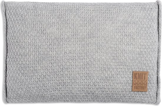 Knitfactory Jesse - Coussin - 60x40 L. Gris