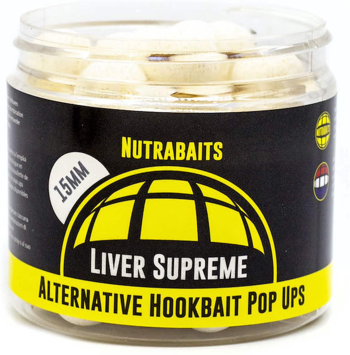 Nutrabaits White Spice - 18mm (White) Pot ALTERNATIVE HOOKBAIT POP-UP RANGE (XB RANGE)