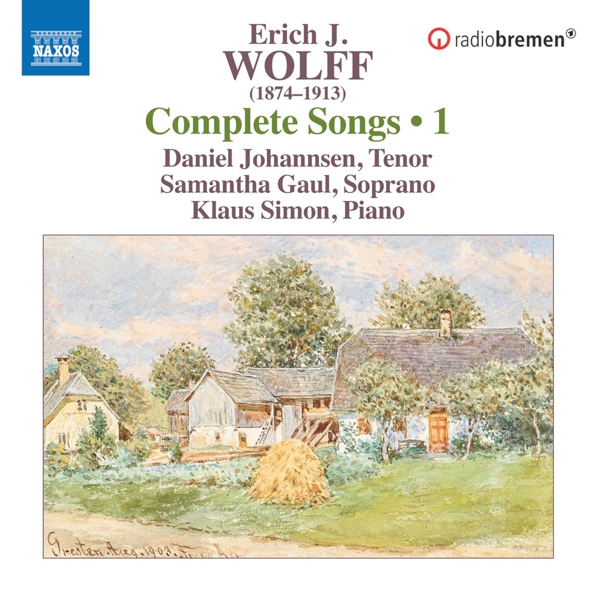 Daniel Johannsen, Klaus Simon, Samantha Gaul - Wolff: Complete Songs, Vol. 1 (CD)