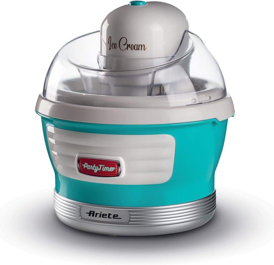 Ariete 0643/00 Party Time - IJsmachine - 1.5 liter inhoud - blauw