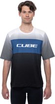 Cube Teamline Cmpt Enduro-trui Met Korte Mouwen Blauw XL Man