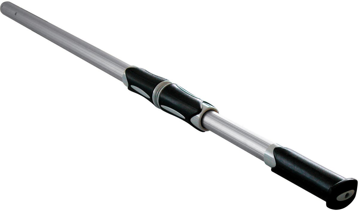 Interline Deluxe Telescopische Stofzuigerstang 3.60 m Zwart;Zilver