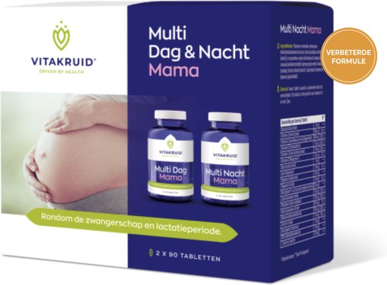 VitaKruid Multi Dag & Nacht Mama 180 tabletten