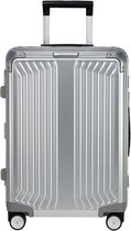 Samsonite Handbagage Harde Koffer / Trolley / Reiskoffer - 55 x 40 x 23 cm - LiteBox Alu - Zilver