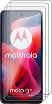 Screenprotector geschikt voor Motorola Moto G24 - 3x Glas Screen Protector