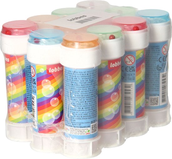Bellenblaas Lobbes, 12x60ml.