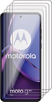 Screenprotector geschikt voor Motorola Moto G84 - 4x Glas Screen Protector
