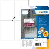 HERMA 4583 Folie-etiketten A4 weerbestendig polyester wit 105 x 148 mm 40st.
