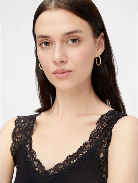 PIECES PCBARBERA LACE TOP NOOS BC Dames Tanktop - Maat S