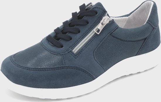 Sens Dames Sneaker - 1420-11611-3 Jeansblauw - Wijdte K