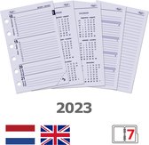 Kalpa 6237-23 Pocket (Junior) Agenda Recharge Semaine NL 2023