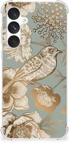 Case geschikt voor Geschikt voor Samsung Galaxy A55 Vintage Bird Flowers