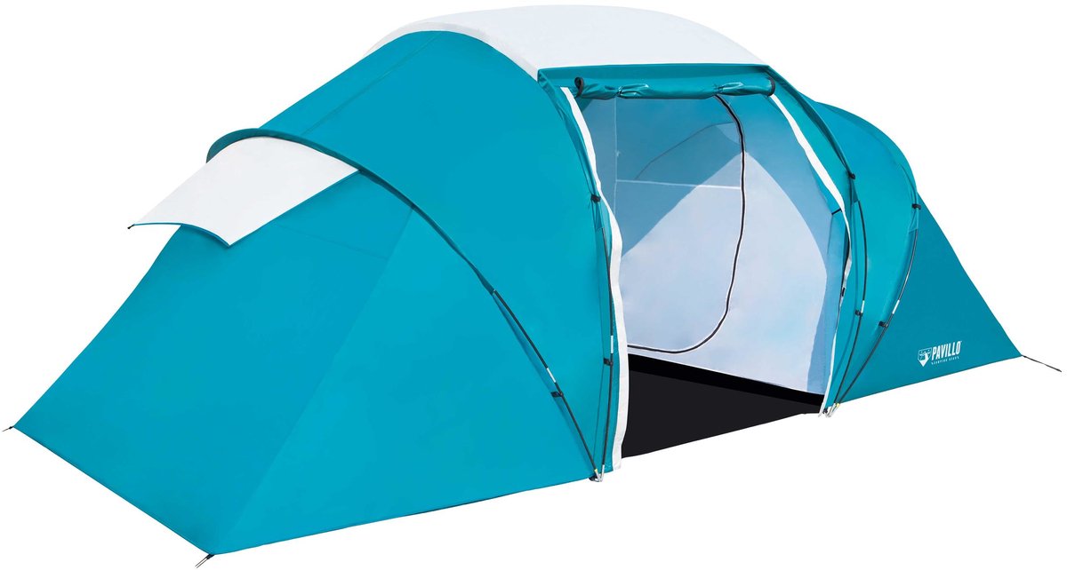Pavillo Family Ground 4 - Blauw/ Wit - 4 Persoons