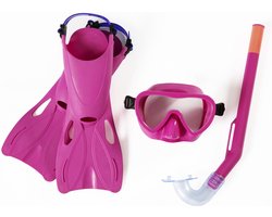 Bestway Hydro swim snorkelset lil' flapper - roze