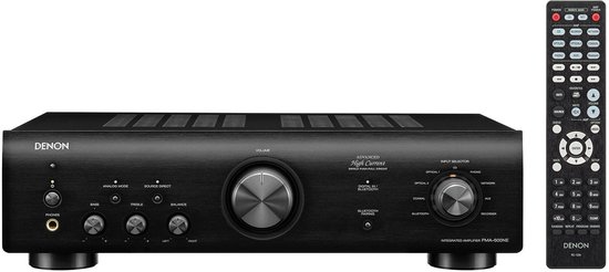 Denon - PMA-600NE - Geintegreerde Versterker met 2x 70W, MM-Phono en Bluetooth-Ondersteuning - Zwart