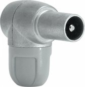 Coaxconnector Male PVC Wit